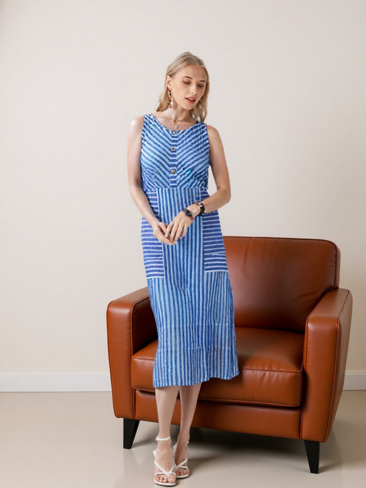 Blue Stripped Dress